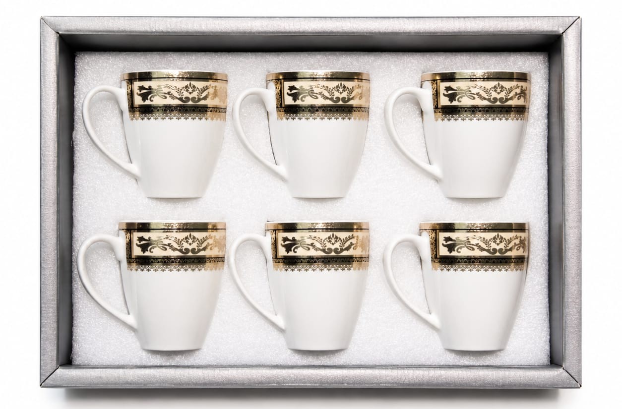 cerenova white porcelain teacup and saucer set with gold accents set of 6 (copy) cerenova white porcelain teacup and saucer set with gold accents set of 6 (copy)